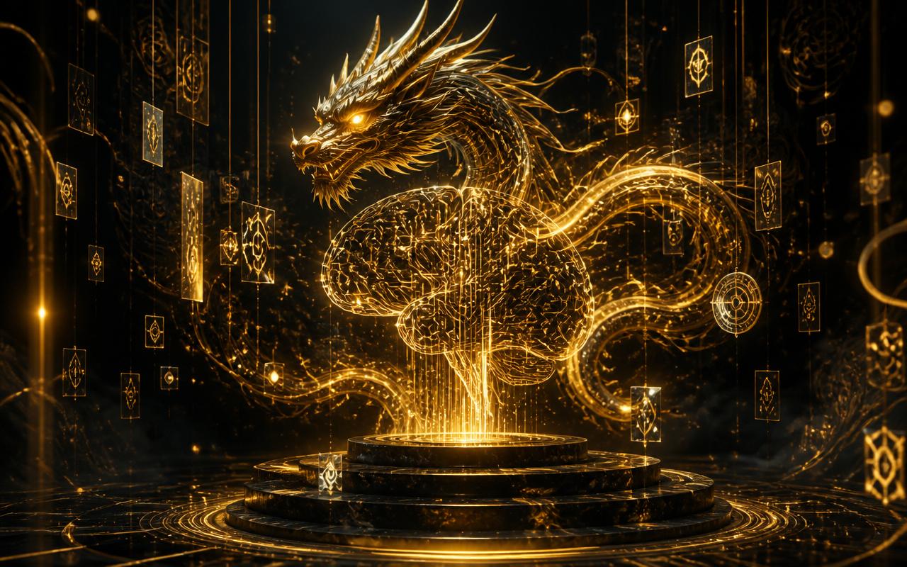 AI Consulting & Automation — cinematic illustration by Draconic Realms Creations