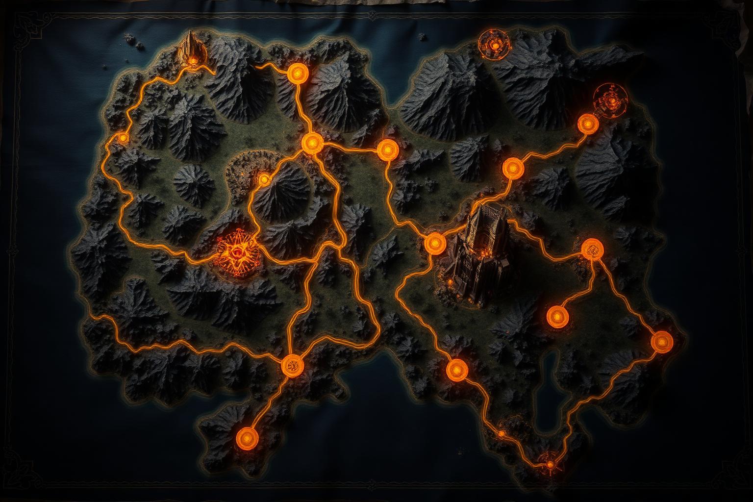 The Dragon's Journey — interactive realm atlas and quest map
